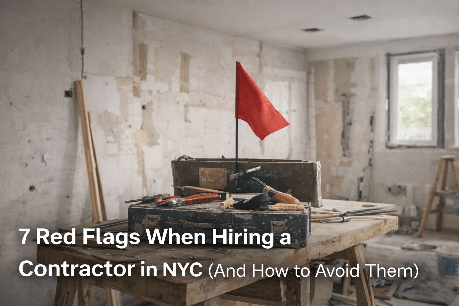Construction site red flags in NYC