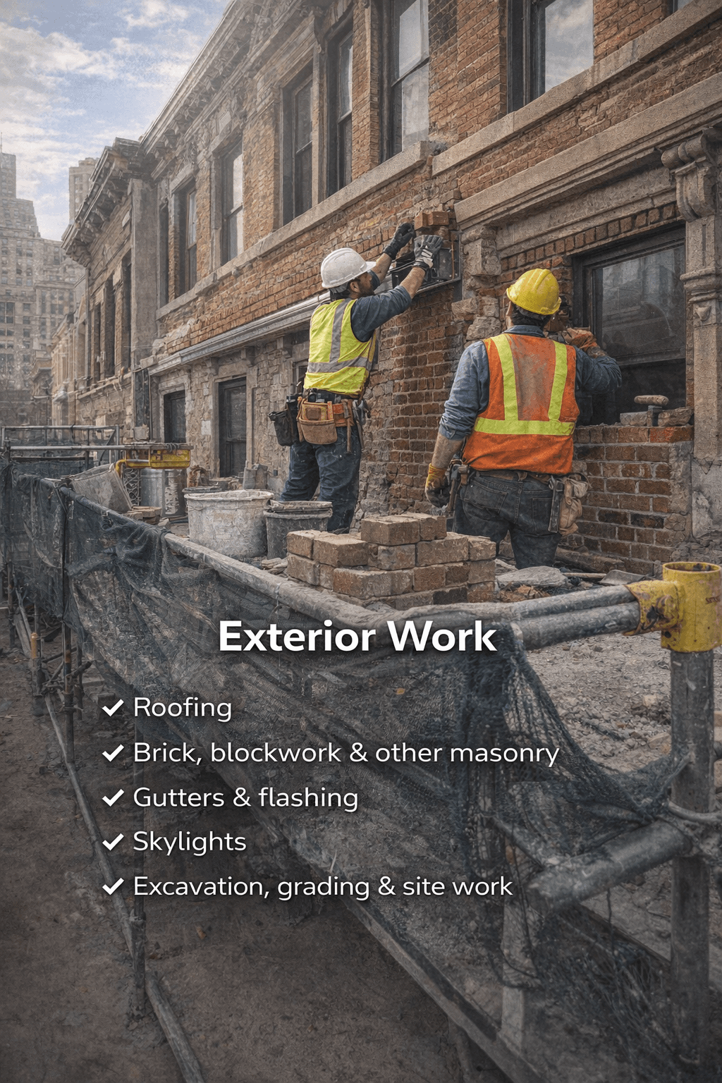 Exterior Work — Asif Contracting Corp