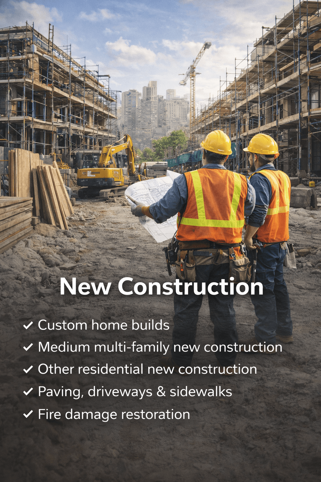 New construction project in NYC